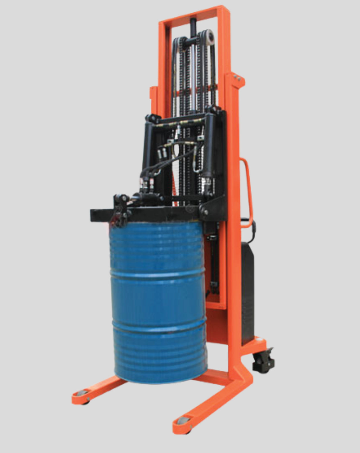 Hydraulic Rotation & Electric Clamping Drum Stacker