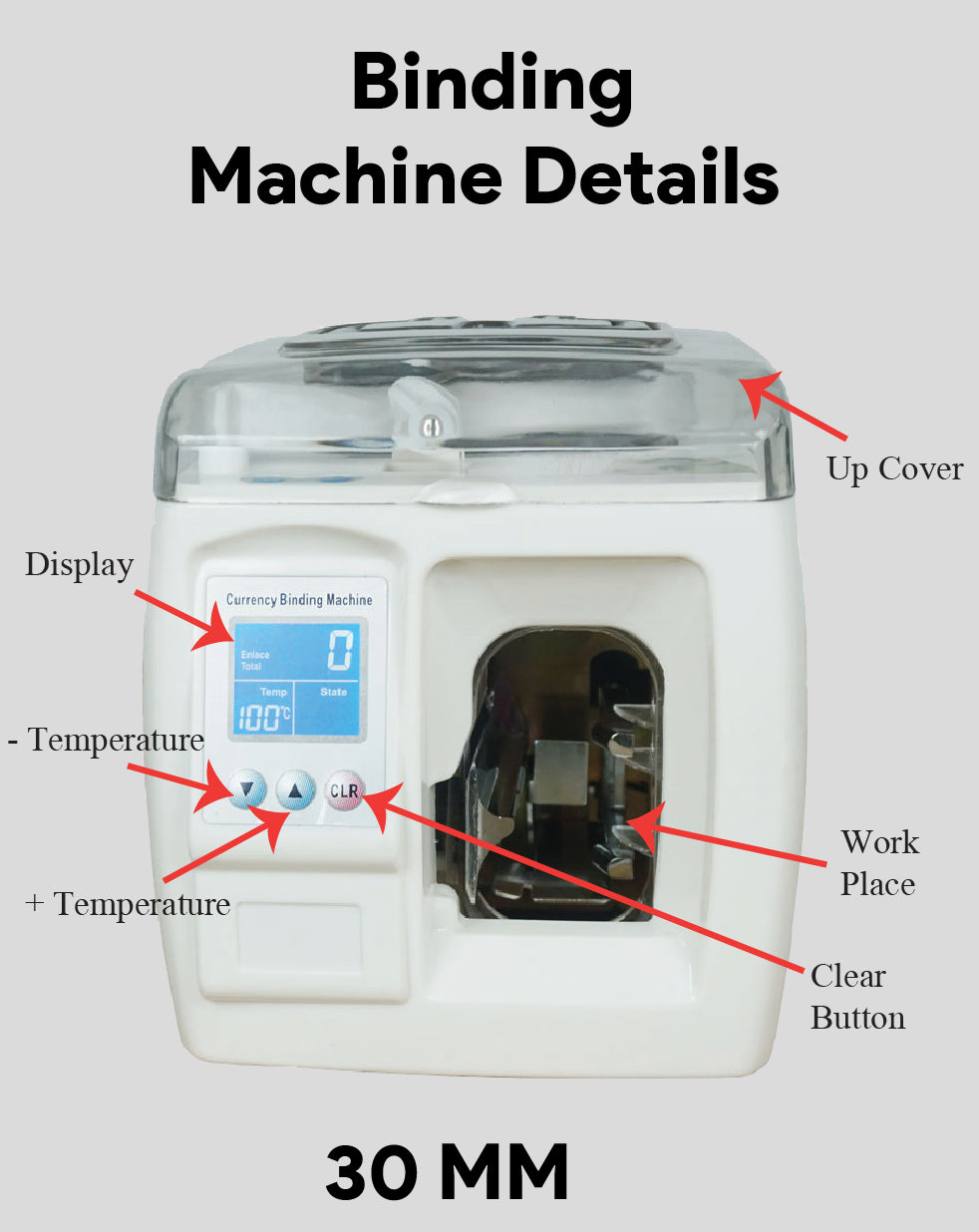 Note Binding Machine 30 mm