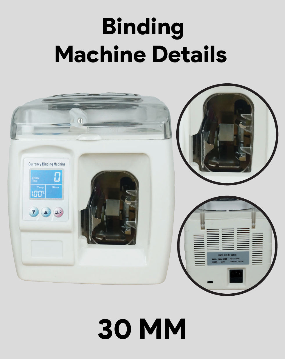 Note Binding Machine 30 mm