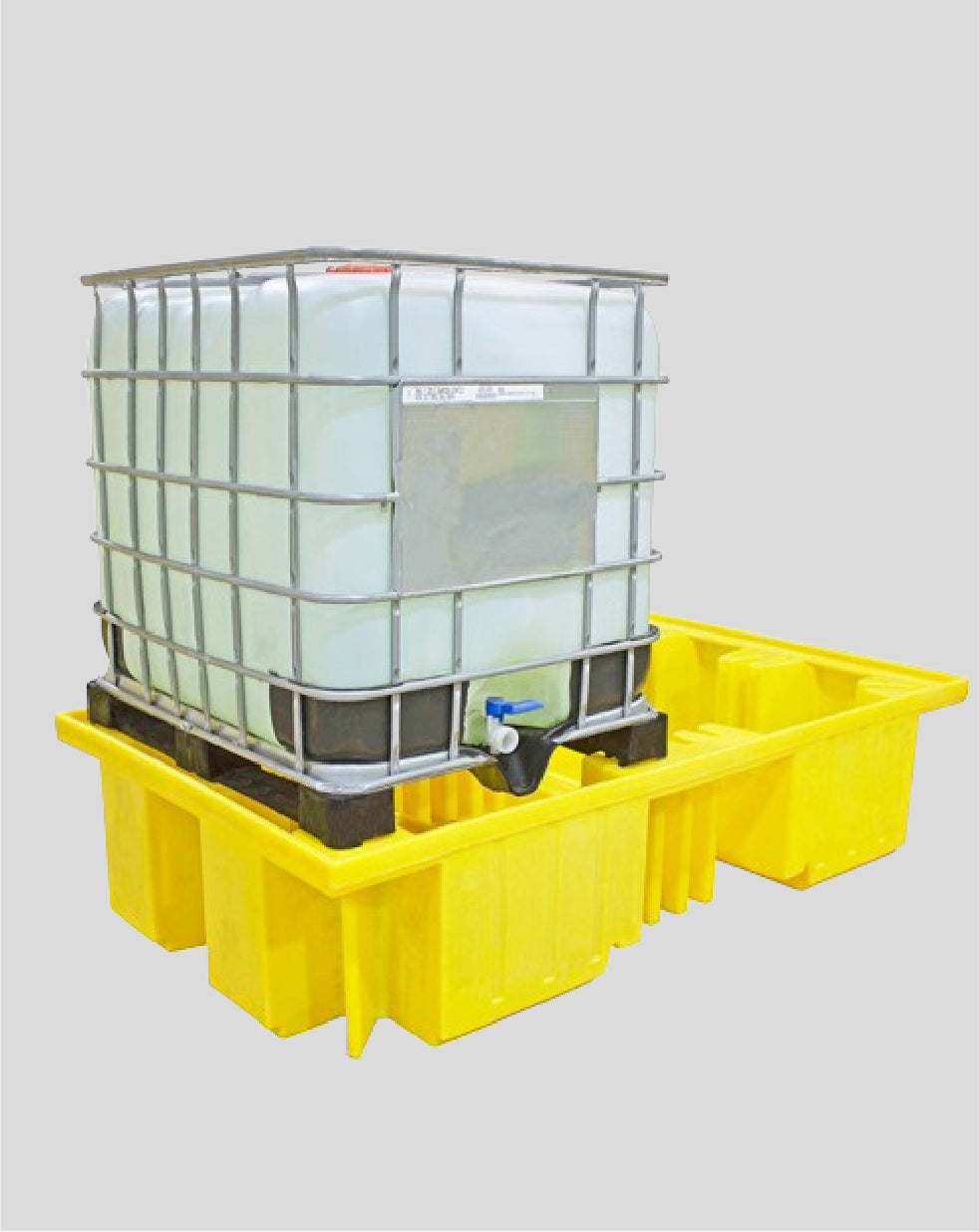 Double IBC Tank Spill Pallet