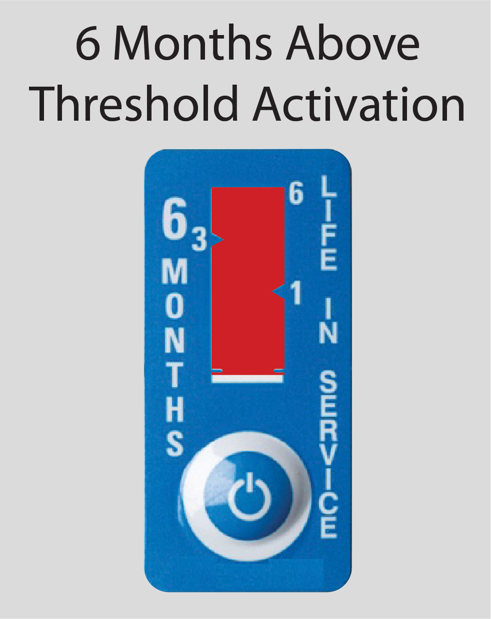 Time Indicator Label 6-Month