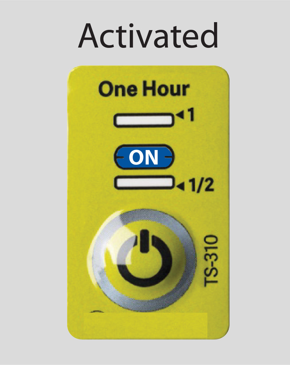 Time Indicator Label 1 Hour