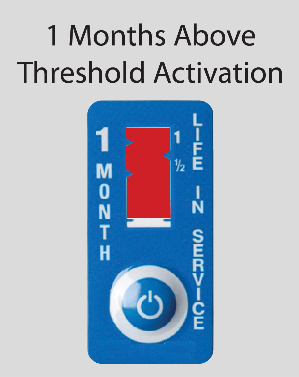 Time Indicator Label 1-Month