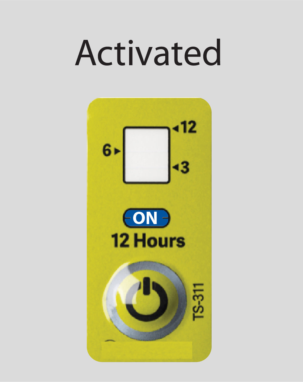 Time Indicator Label 12-Hour