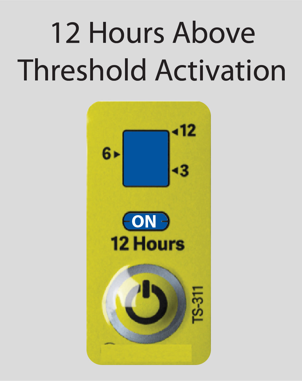 Time Indicator Label 12-Hour