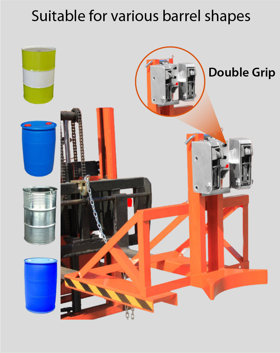 Forklift Extension EQDG-360 (For Single Drum)