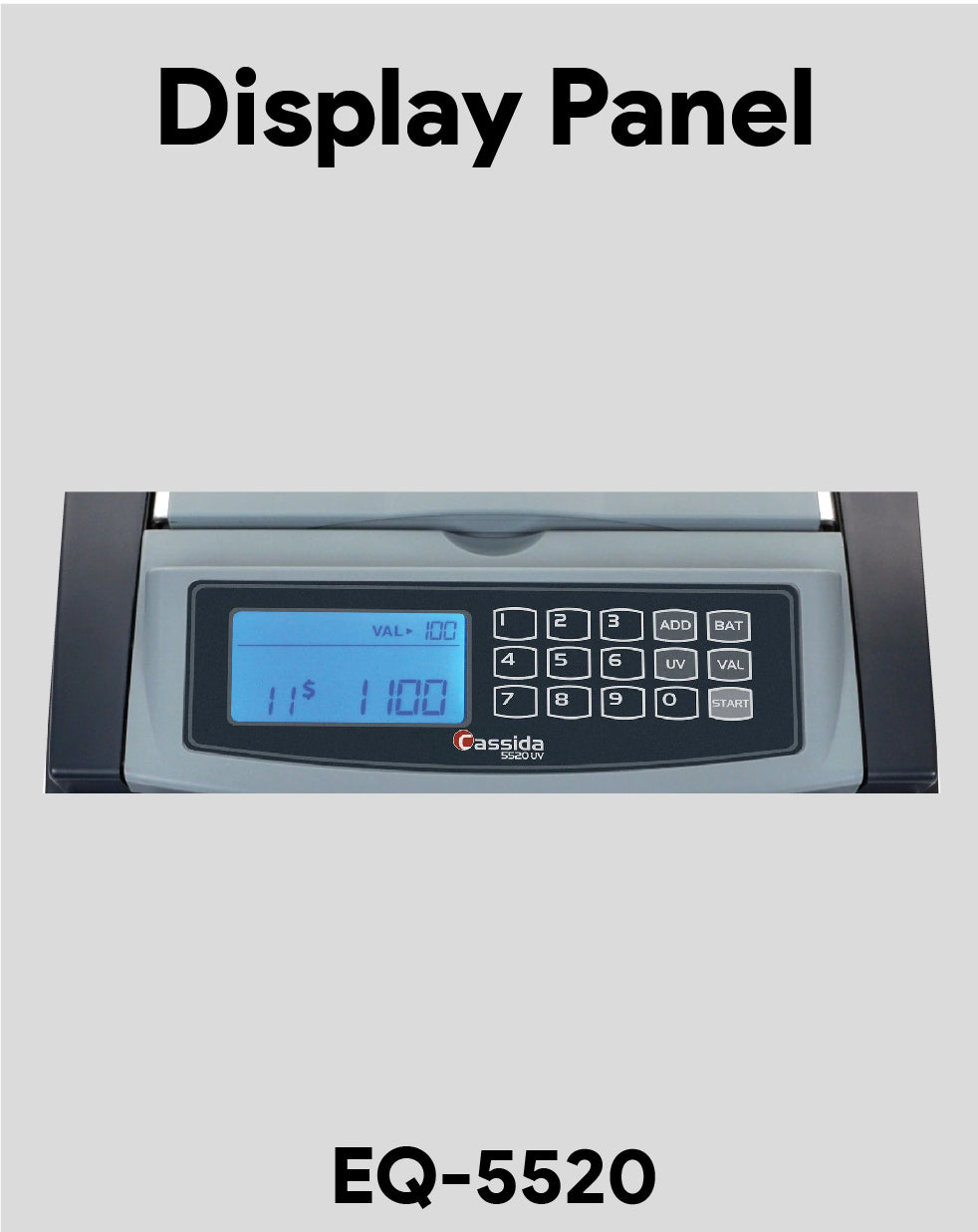 Cassida USA Cash Counting Machine. Model 5520