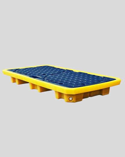 Spill Containment Tray for Two Drums