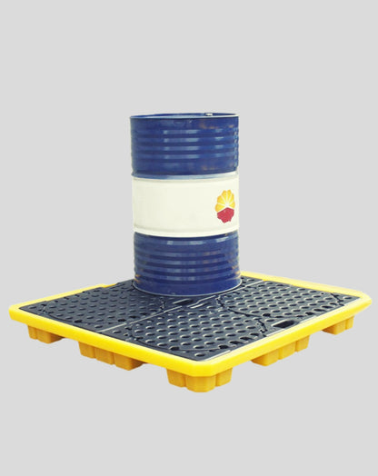 Four Drum Spill Containment Tray