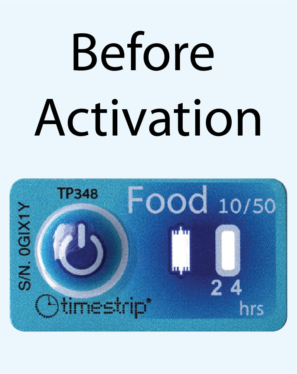 Food Temperature Indicators 10°C / 50°F