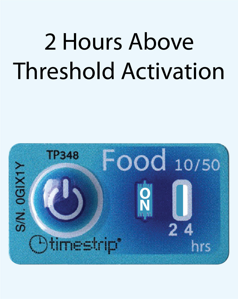 Food Temperature Indicators 10°C / 50°F