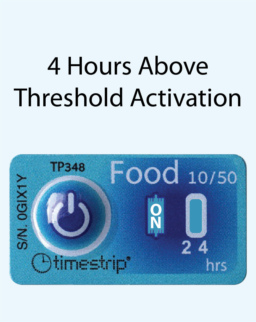 Food Temperature Indicators 10°C / 50°F