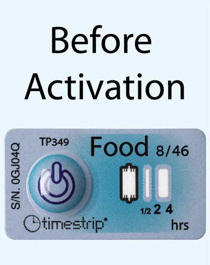 Food Temperature Indicators 8°C / 46°F