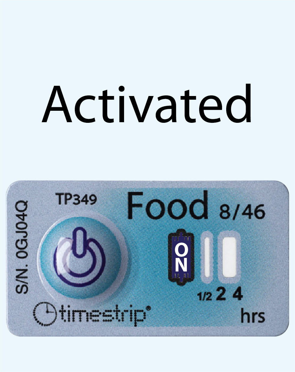 Food Temperature Indicators 8°C / 46°F