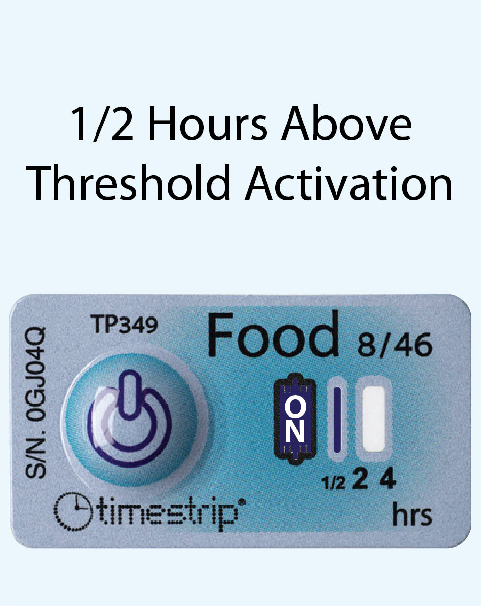 Food Temperature Indicators 8°C / 46°F