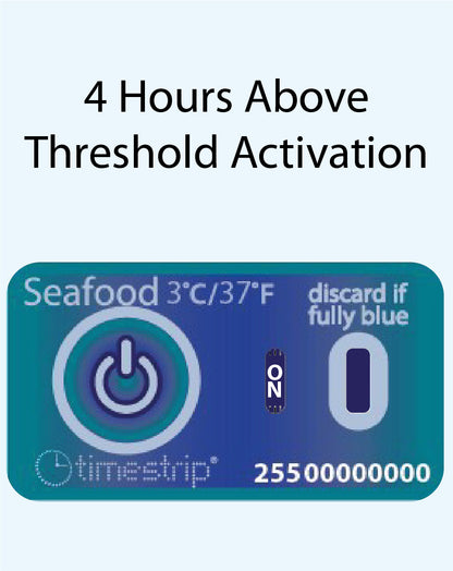 Seafood Temperature Indicator 3°C / 37°F