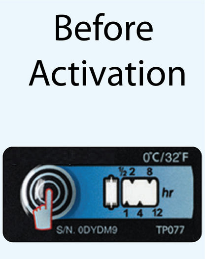 Temperature Indicator Label 0°C / +32°F