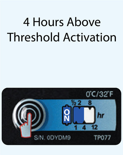 Temperature Indicator Label 0°C / +32°F