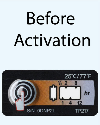 Temperature Indicator Label 25°C / 77°F