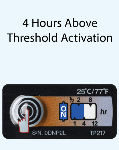 Temperature Indicator Label 25°C / 77°F