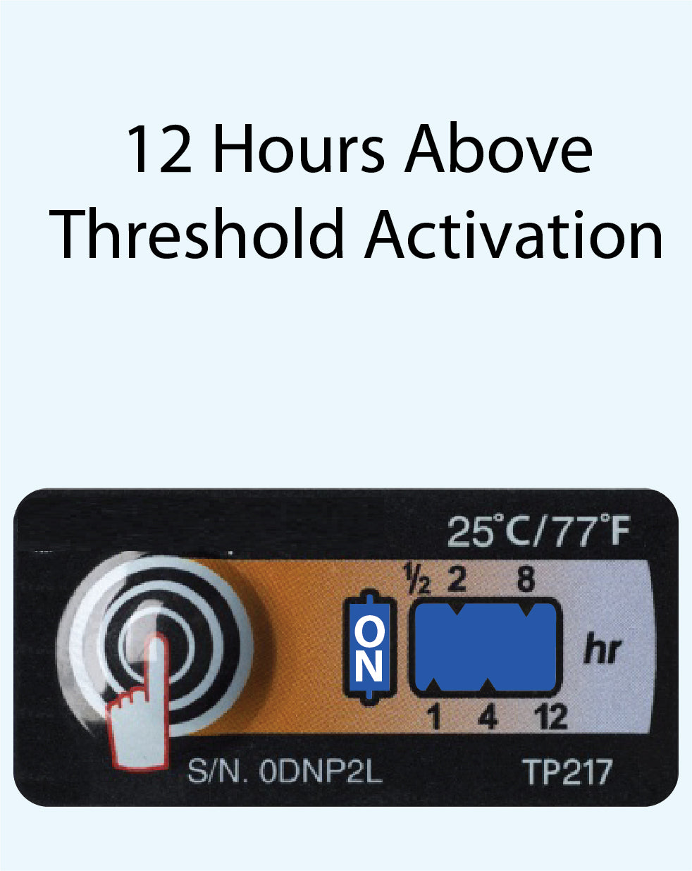 Temperature Indicator Label 25°C / 77°F