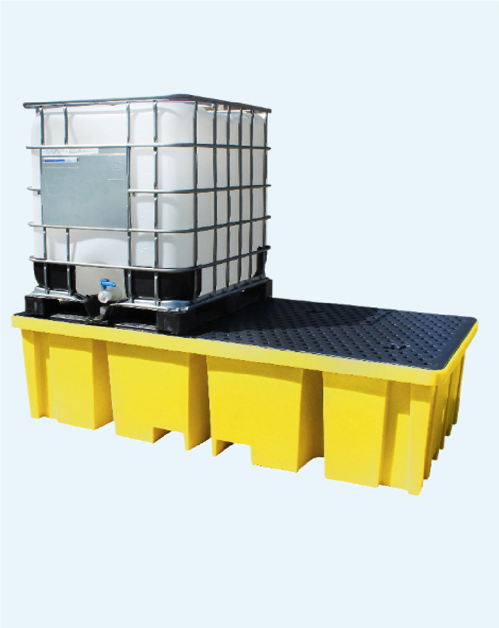 Double IBC Tank Spill Pallet