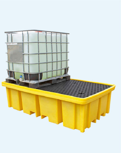 Double IBC Tank Spill Pallet