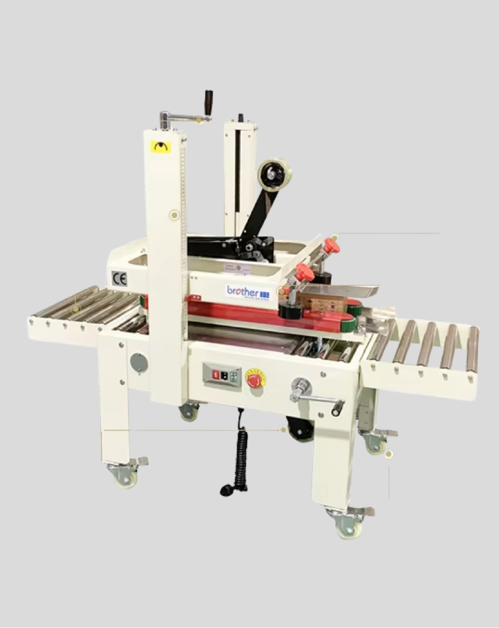 Carton Sealing Machine for E-Commerce Boxes. Carton Taping Machine.