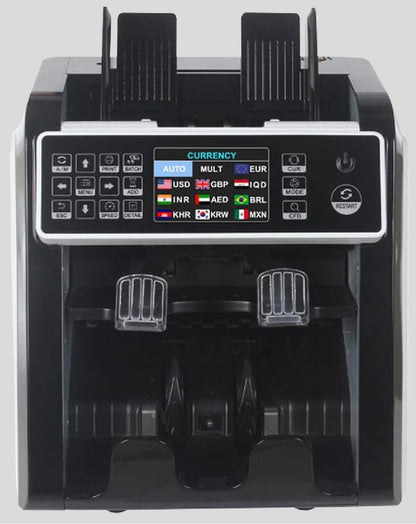 Multi-Currency Value Counting and Sorting Machine EQ-950