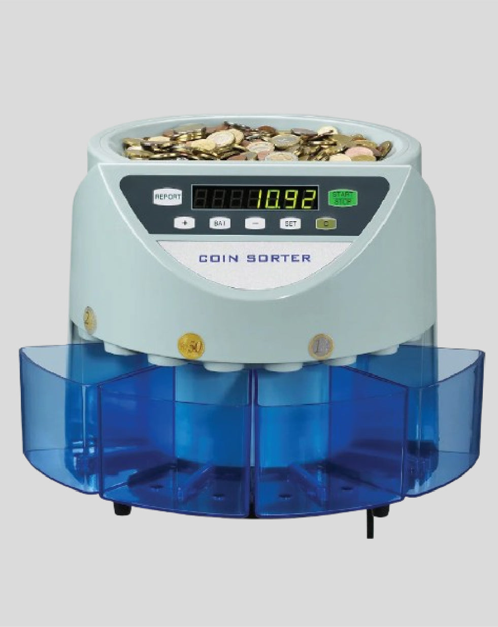 Coin Counting and Sorting Machine for Pakistani Coins. – EQ Machines