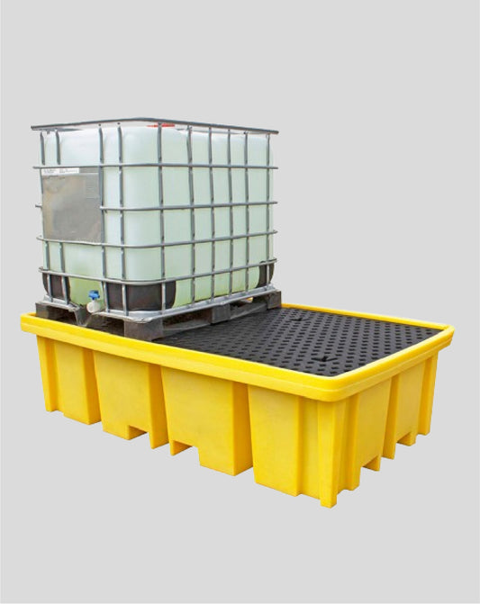 Double IBC Tank Spill Pallet