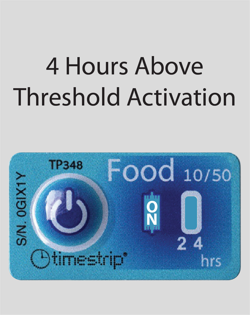 Food Temperature Indicators 10°C / 50°F