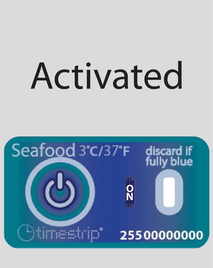 Seafood Temperature Indicator 3°C / 37°F