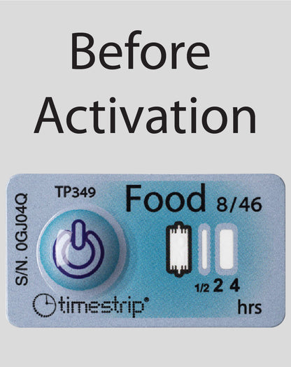 Food Temperature Indicators 8°C / 46°F