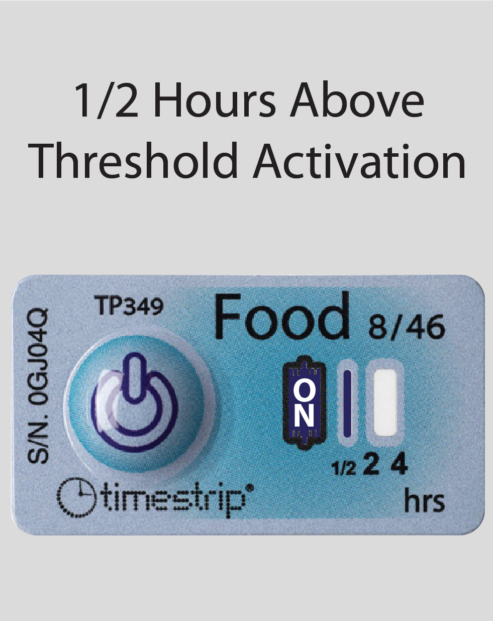 Food Temperature Indicators 8°C / 46°F