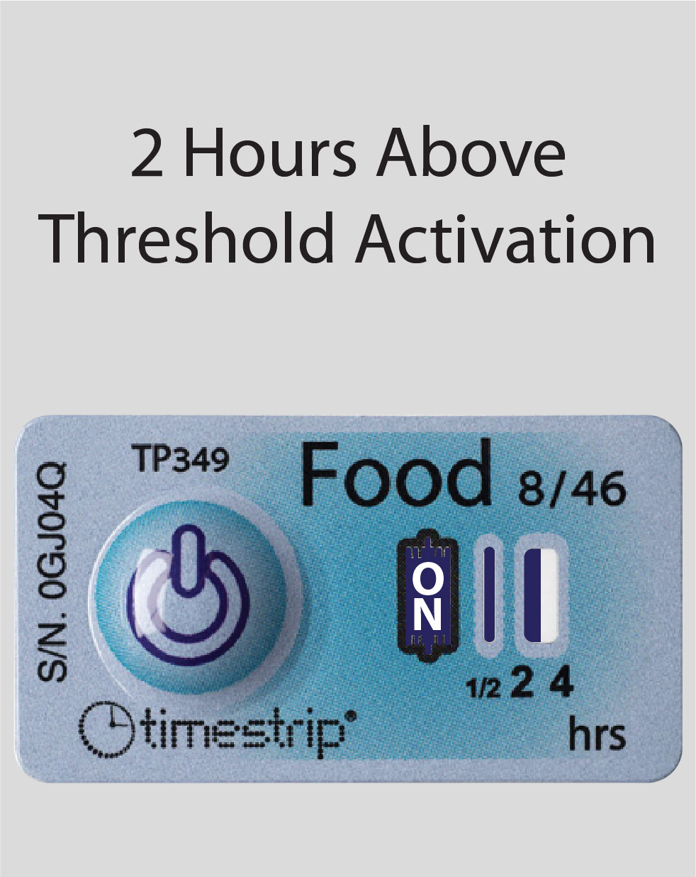 Food Temperature Indicators 8°C / 46°F