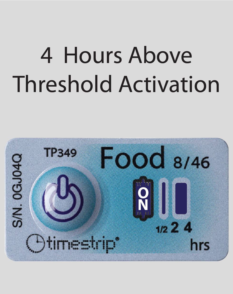 Food Temperature Indicators 8°C / 46°F