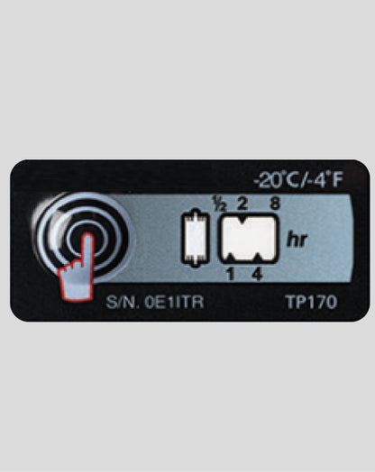 Temperature Indicator Label -20°C / -4°F