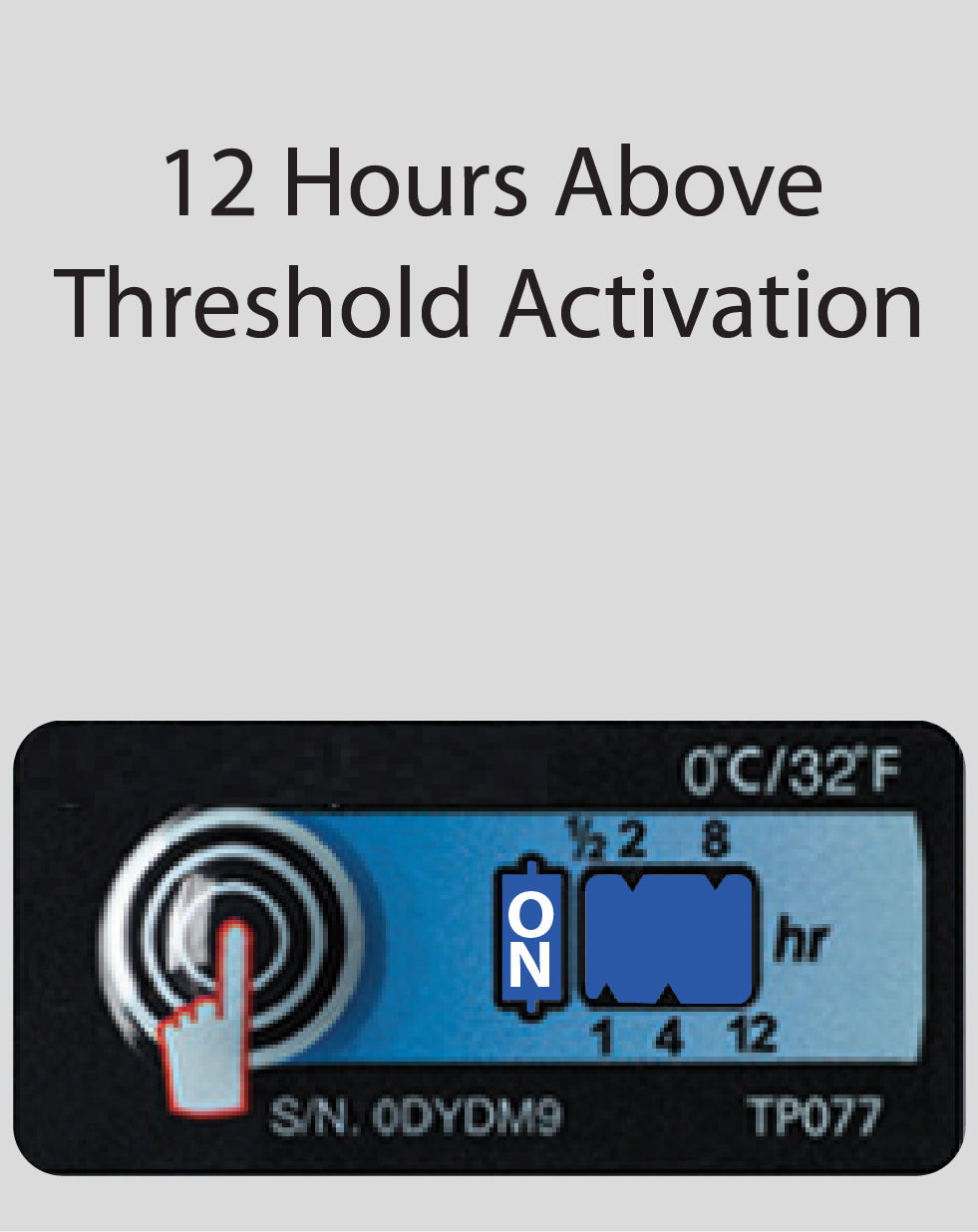 Temperature Indicator Label 0°C / +32°F