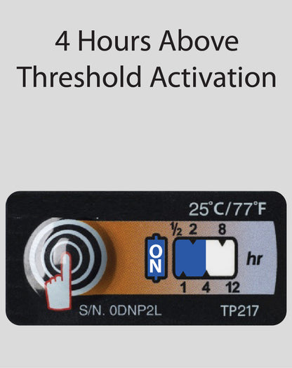 Temperature Indicator Label 25°C / 77°F