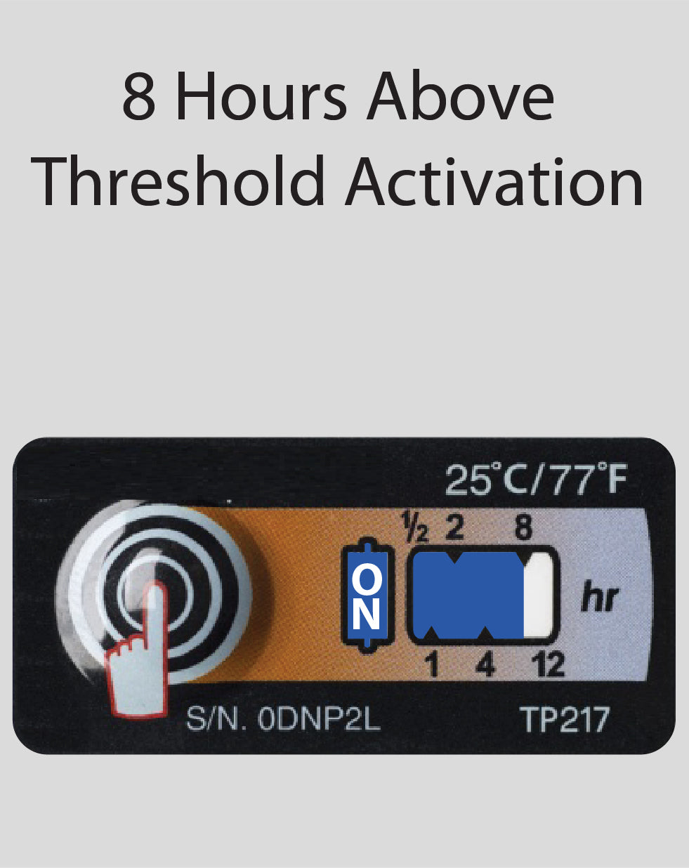 Temperature Indicator Label 25°C / 77°F