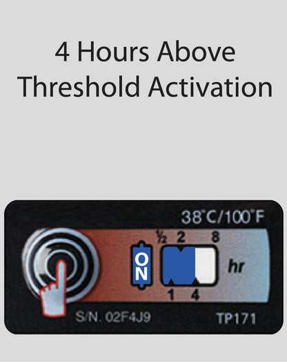 Temperature Indicator Label 38°C / 100°F