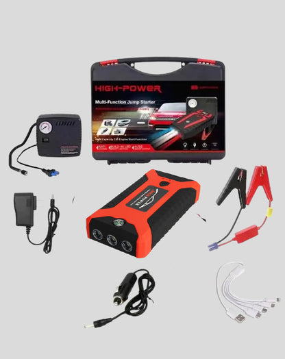 Car Power Jump Starter with Power Bank and Air Compressor