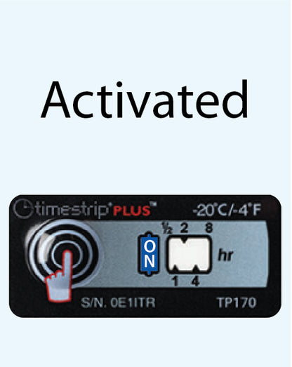 Temperature Indicator Label -20°C / -4°F