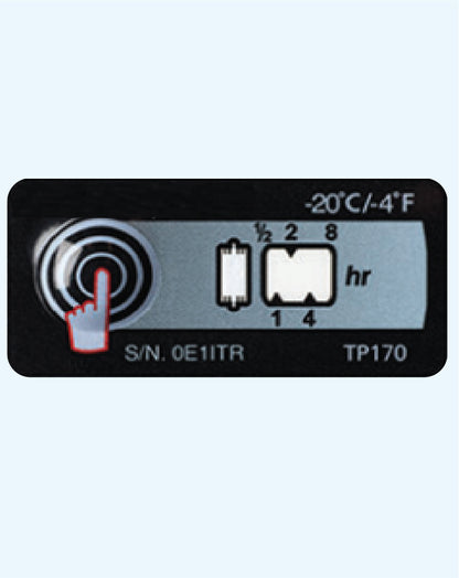 Temperature Indicator Label -20°C / -4°F