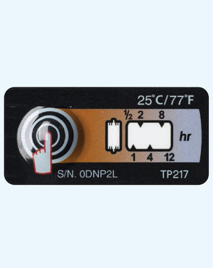 Temperature Indicator Label 25°C / 77°F