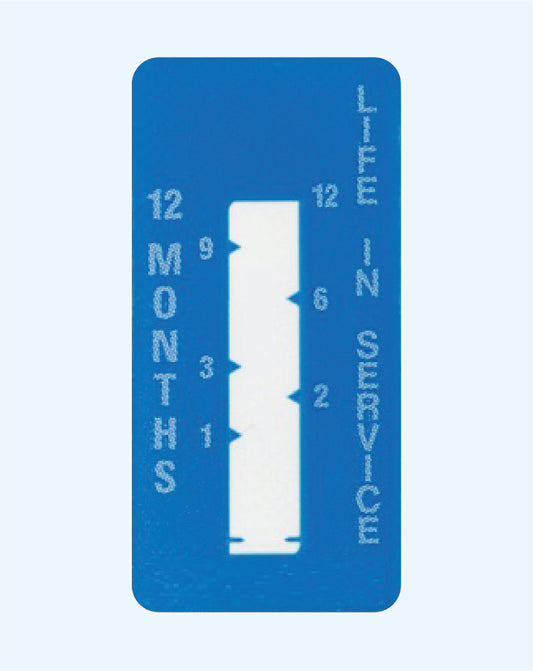 Time Indicator Label 12-Month