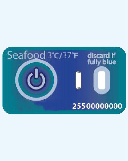 Seafood Temperature Indicator 3°C / 37°F